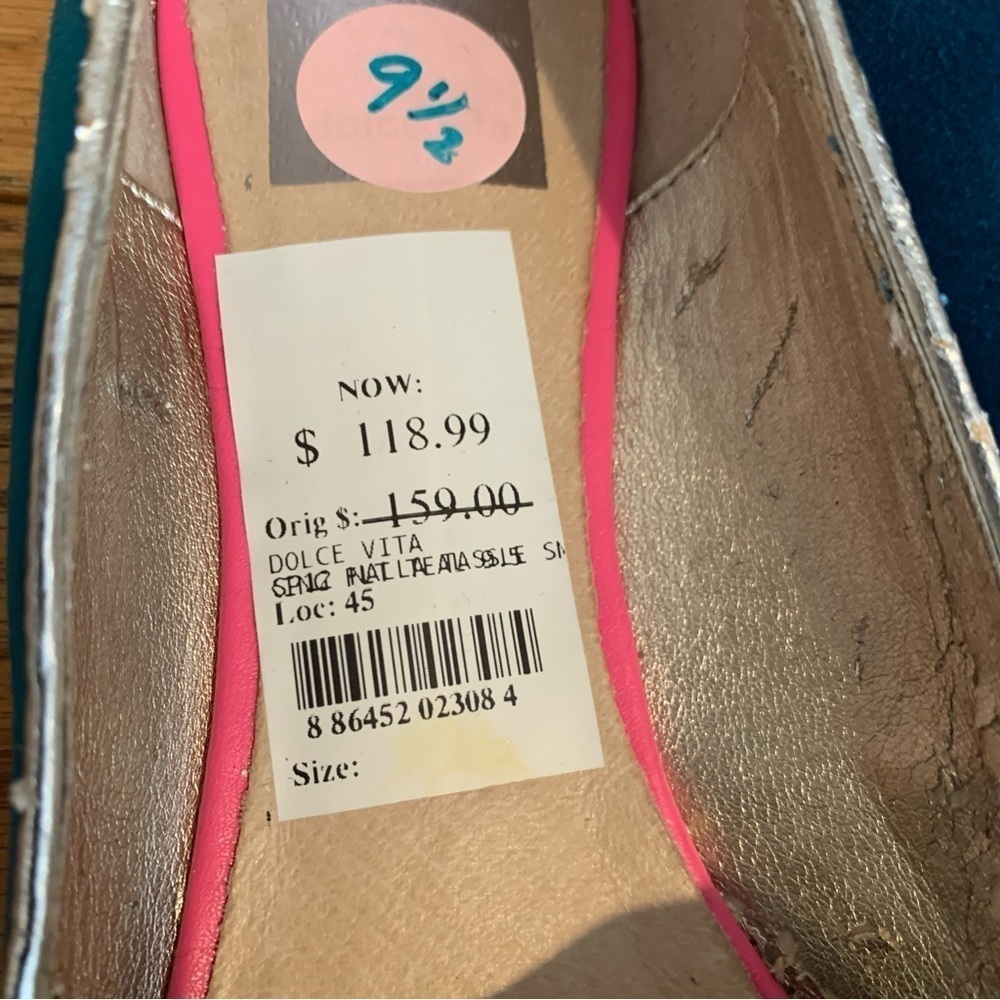 NEW Dolce Vita Ballet Flats Suede Leather Size 9.5 - Picture 9 of 14